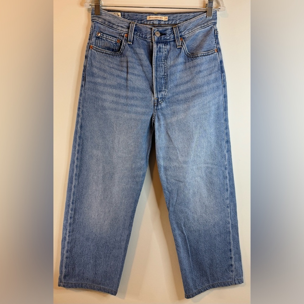 Levi’s Premium 501 BIG “E” Women’s Ribcage Straight Ankle Button-Fly Jeans